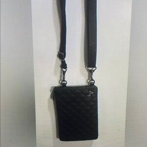 Black Quilted Crossbody Bag